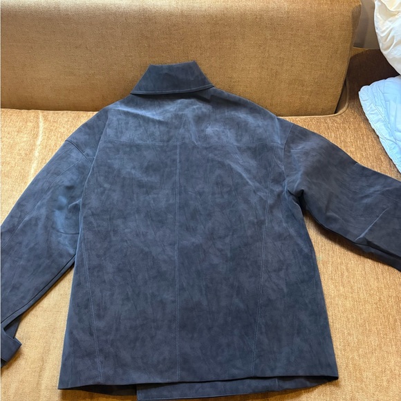 DISSH Oakland Choc Oversized Faux Suede Jacket - Picture 8 of 10